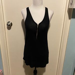 BNWT DYNAMITE HENLEY TANK W/ZIPPER